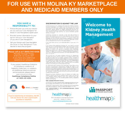 Picture of Molina KY Marketplace and Medicaid Member Brochure