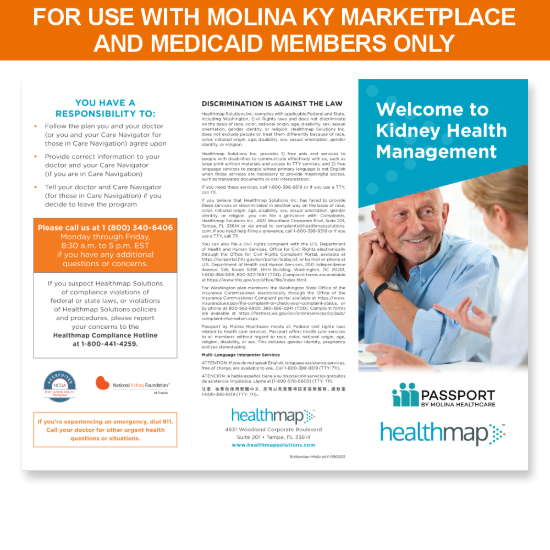 Picture of Molina KY Marketplace and Medicaid Member Brochure