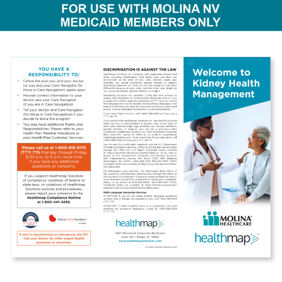 Picture of Molina NV Medicaid Member Brochure