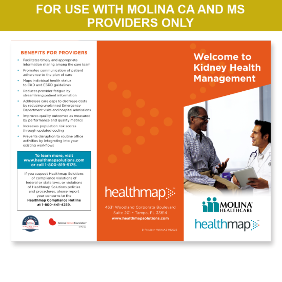 Picture of Molina CA and MS Provider Brochure