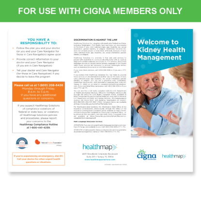 Picture of Cigna Member Brochure