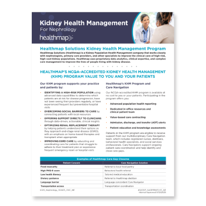 Picture of KHM for Nephrology - NE