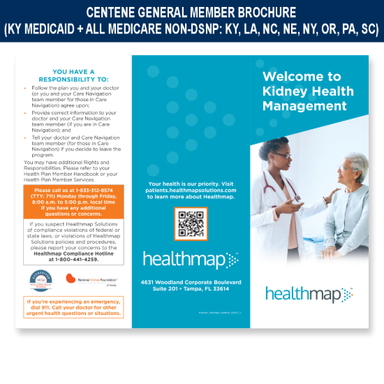 Picture of Centene General Member Brochure (KY Medicaid + all Medicare non-DSNP: KY, LA, NC, NE, NY, OR, PA, SC)