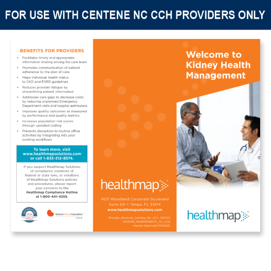 Picture of Centene NC CCH Provider Brochure