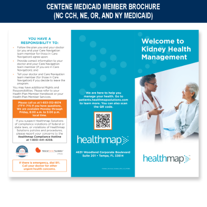 Picture of Centene Medicaid Member Brochure (NC CCH, NE, OR, and NY Medicaid)